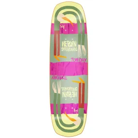 Heroin Skateboards Tom Day Papillon Skateboard Deck - 9.0 Symmetrical Shovel