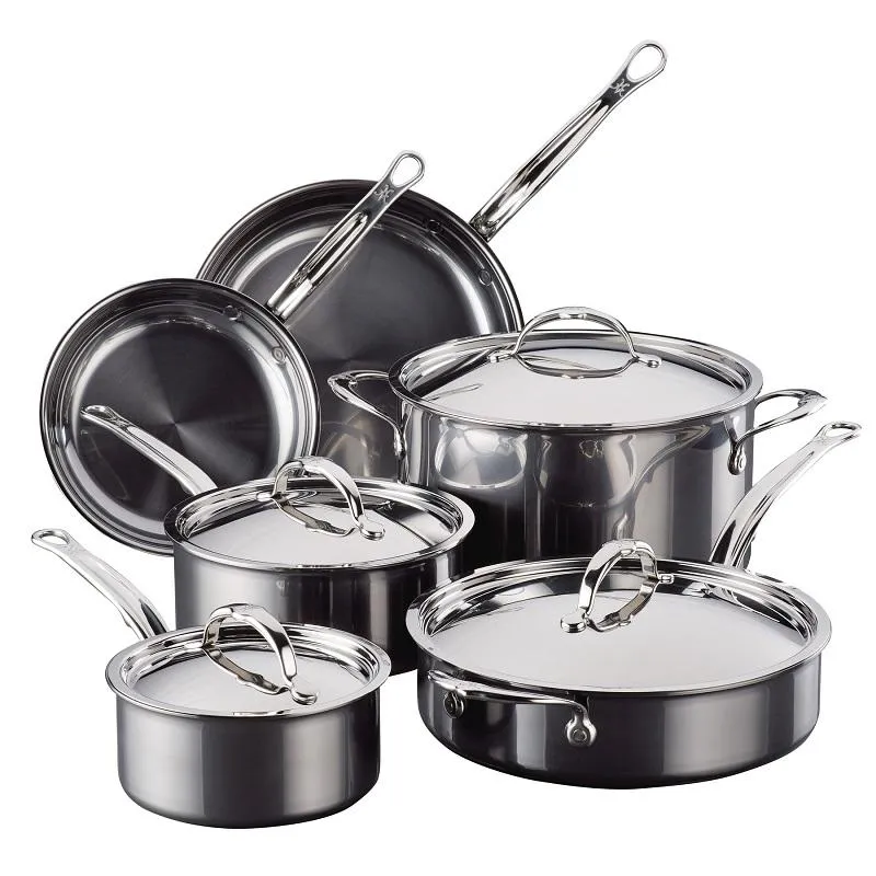 Hestan NanoBond 10-Piece Molecular Titanium Cookware Set