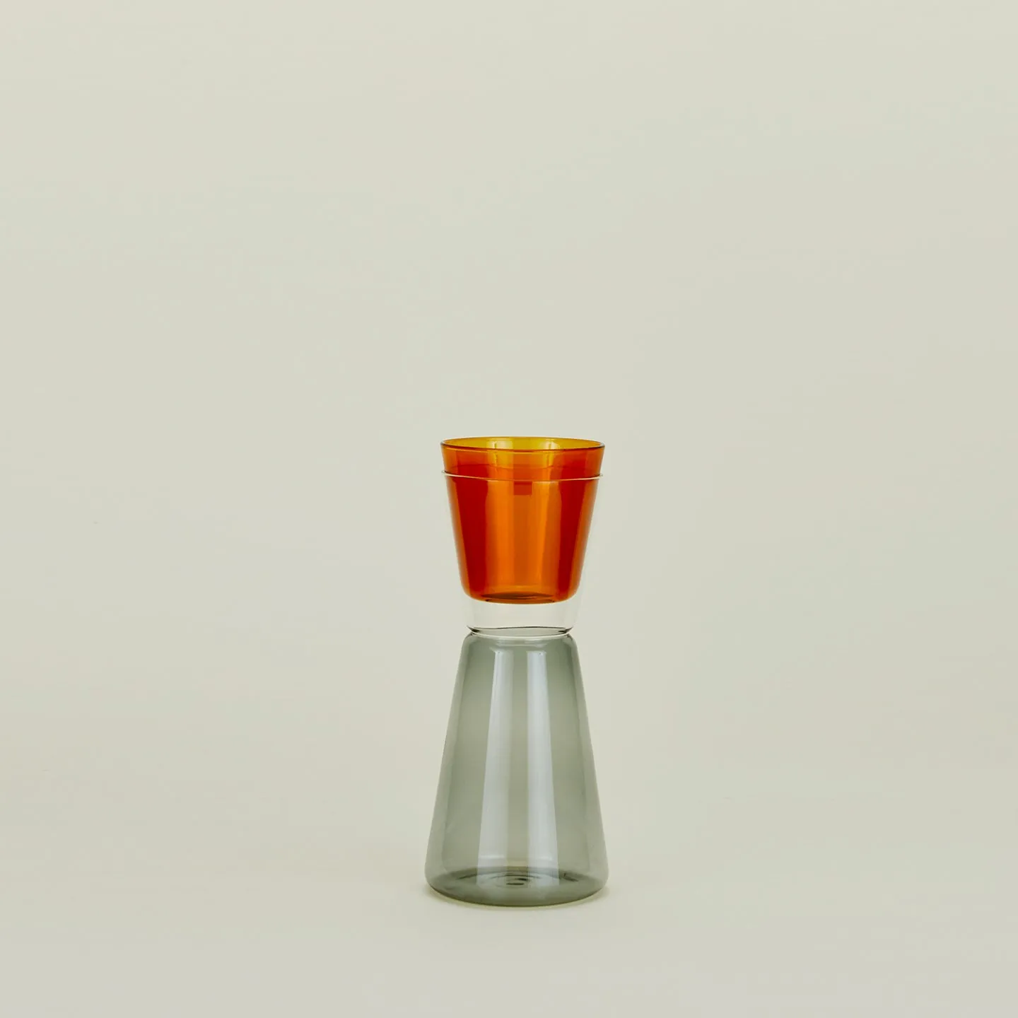 High Rise Carafe   Glass - Smoke/Amber