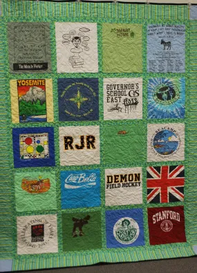 High School Memory Quilt