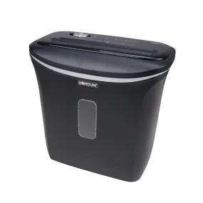 Homdum 6 sheet strip cut paper shredder Deli 12 Liter Waste Basket Capacity 2 min continuous run time with 4 x 30 strip cut size.