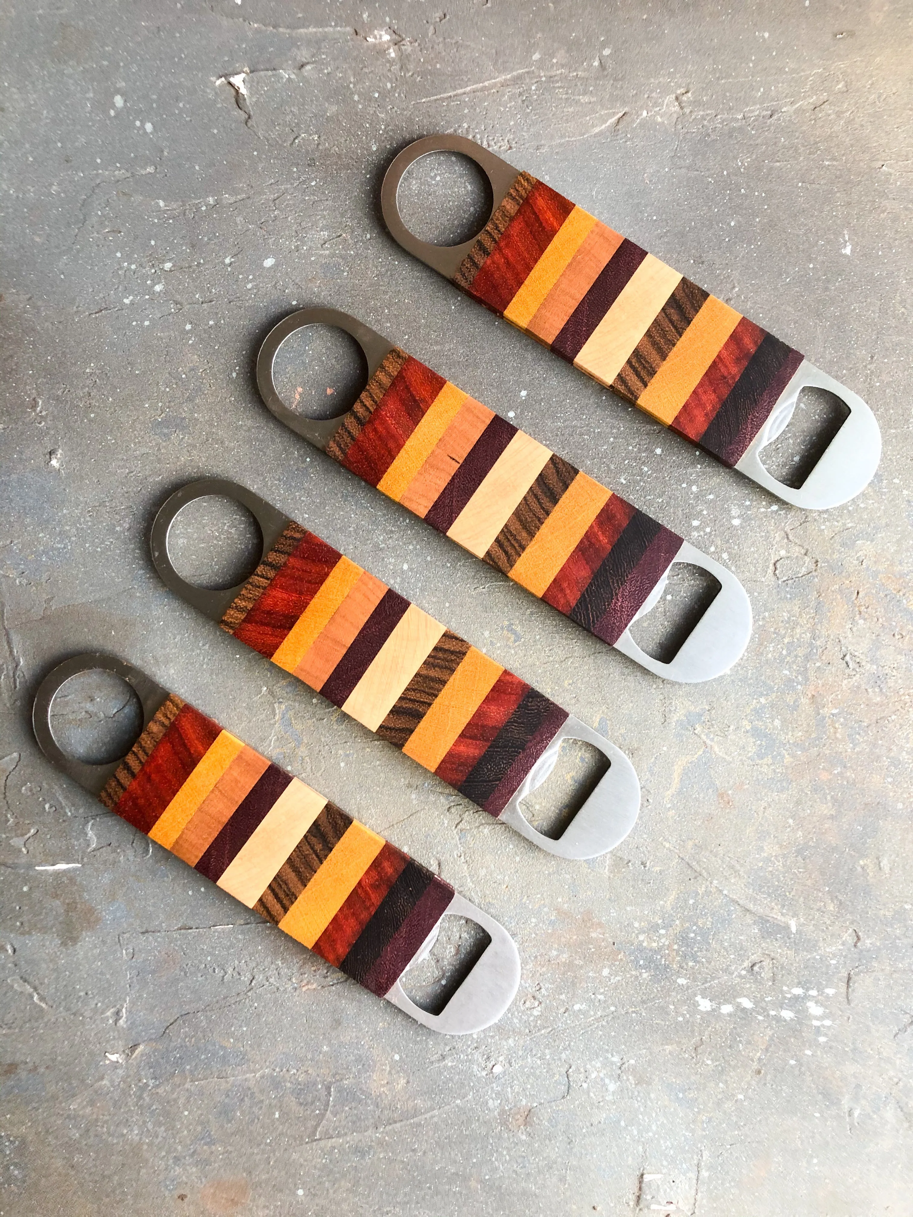 Honorable Oak Exotic Wood Bottle Openers