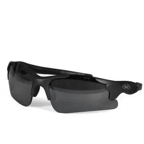 Hot Leathers Safety Techs Safety Glasses - Flash Mirror Lenses