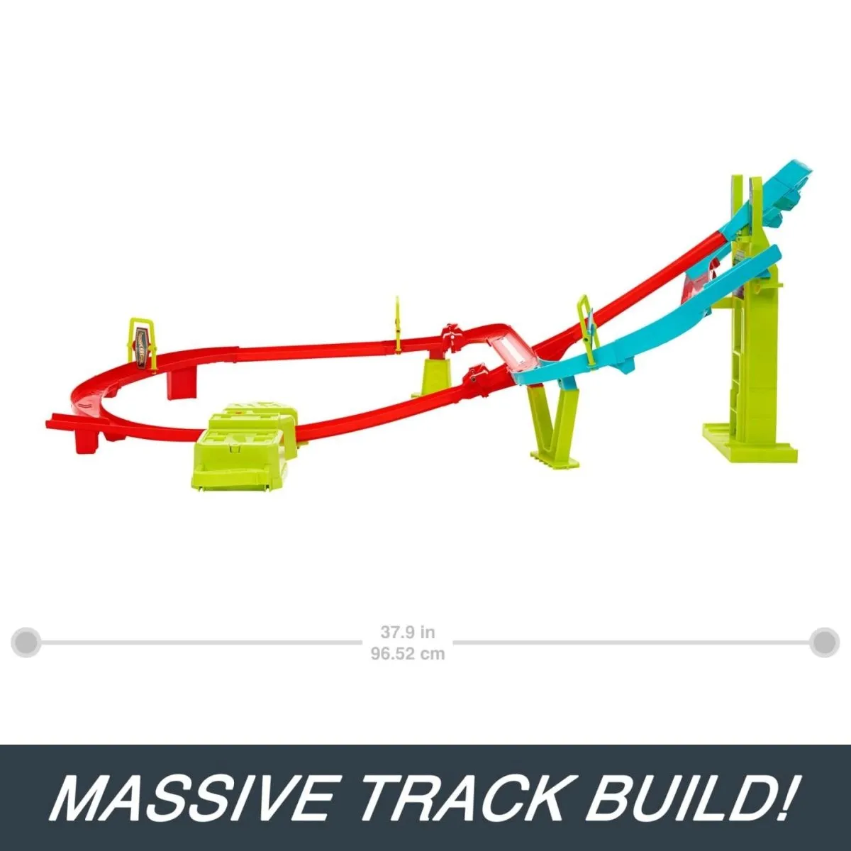 Hot Wheels Neon Speeders Skyscraper Speed Circuit Track Set