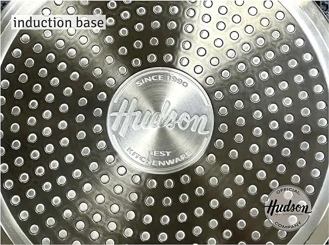 HUDSON Forged Aluminum Cookware Set - Triple-Layer Non-Stick Granite Coating