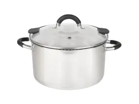 HUDSON Stainless Steel Stockpot 6.3 Qt, Cookware, Dishwasher Safe