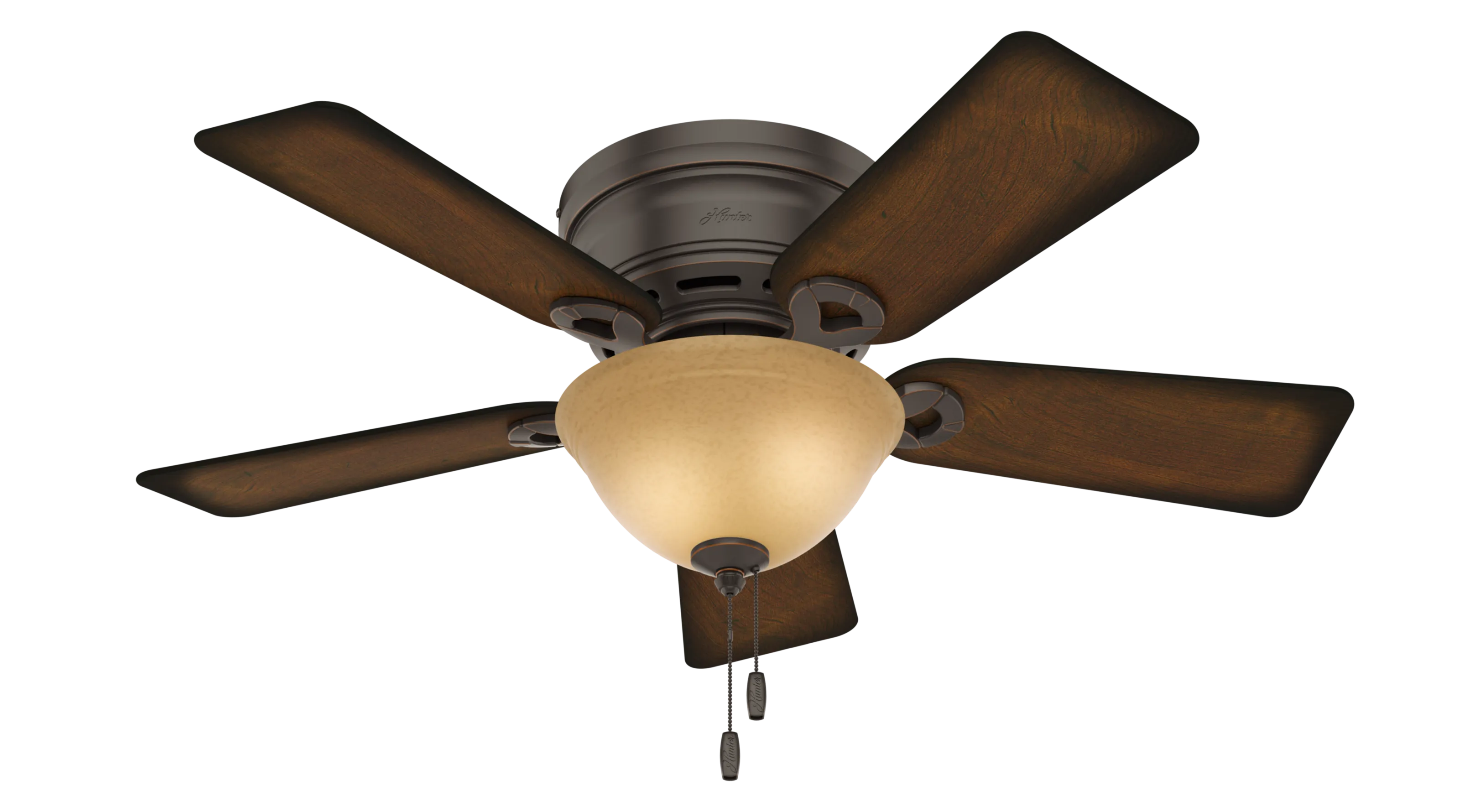 Hunter 42 inch Conroy Low Profile Ceiling Fan with LED Light Kit and Pull Chain