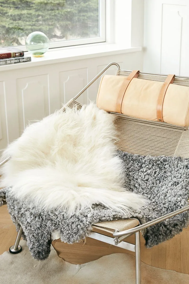 Icelandic Sheepskin | Long Wool | 100-120 cm