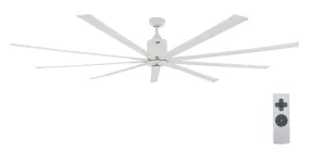 iLiving 88-Inch, 7.3 feet HVLS 9 Blades BLDC Big Ceiling Fan, High Volume Low Speed HVLS Fan, Reversible Industrial Commercial and Residential, 11839 CFM with IR Remote (ILG8HVLS88)