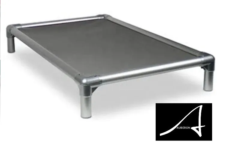 ‘Indestructible’ Aluminium Auberon VetnPro Raised Dog Bed Elevated Commercial Grade PVC Chew Scratch Rip Proof Material