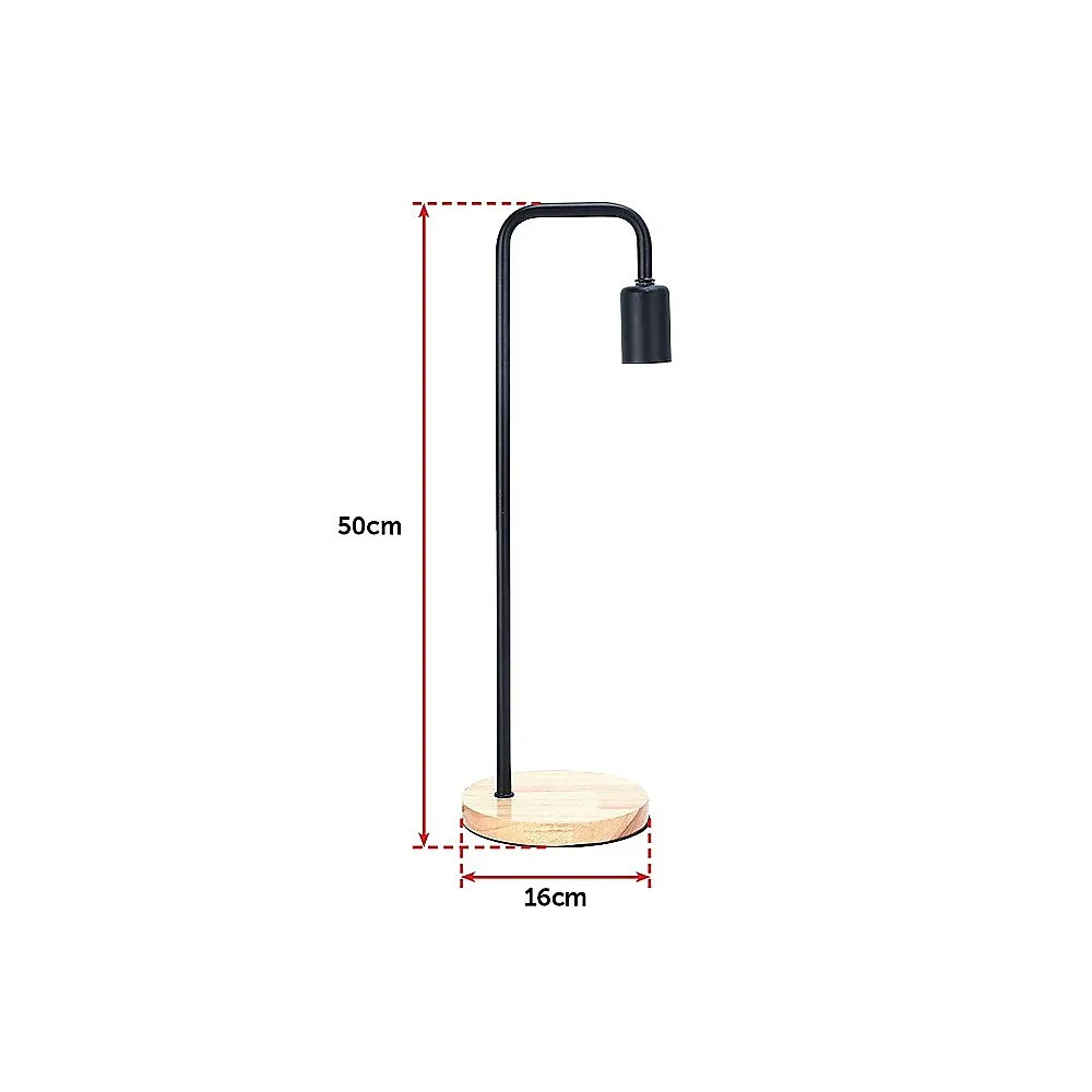 Industrial Black Steel Desk Lamp with Gooseneck Arm