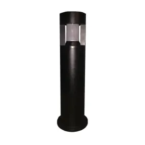 industrial Solar LED Bollard Light Dual Colour in Black (ø180mmx800mm) Solar Lighting Direct