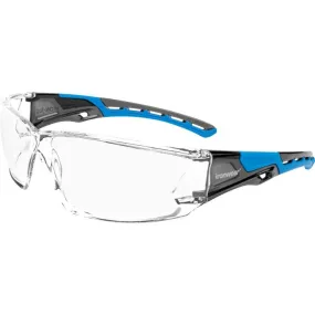 Iron-Fog Premium Grade Anti-Fog Safety Glasses Blue Frame, Clear Lens 3085-BL-C/A