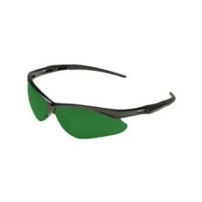 Jackson Nemesis Safety Glasses Black Frame - Green Lens