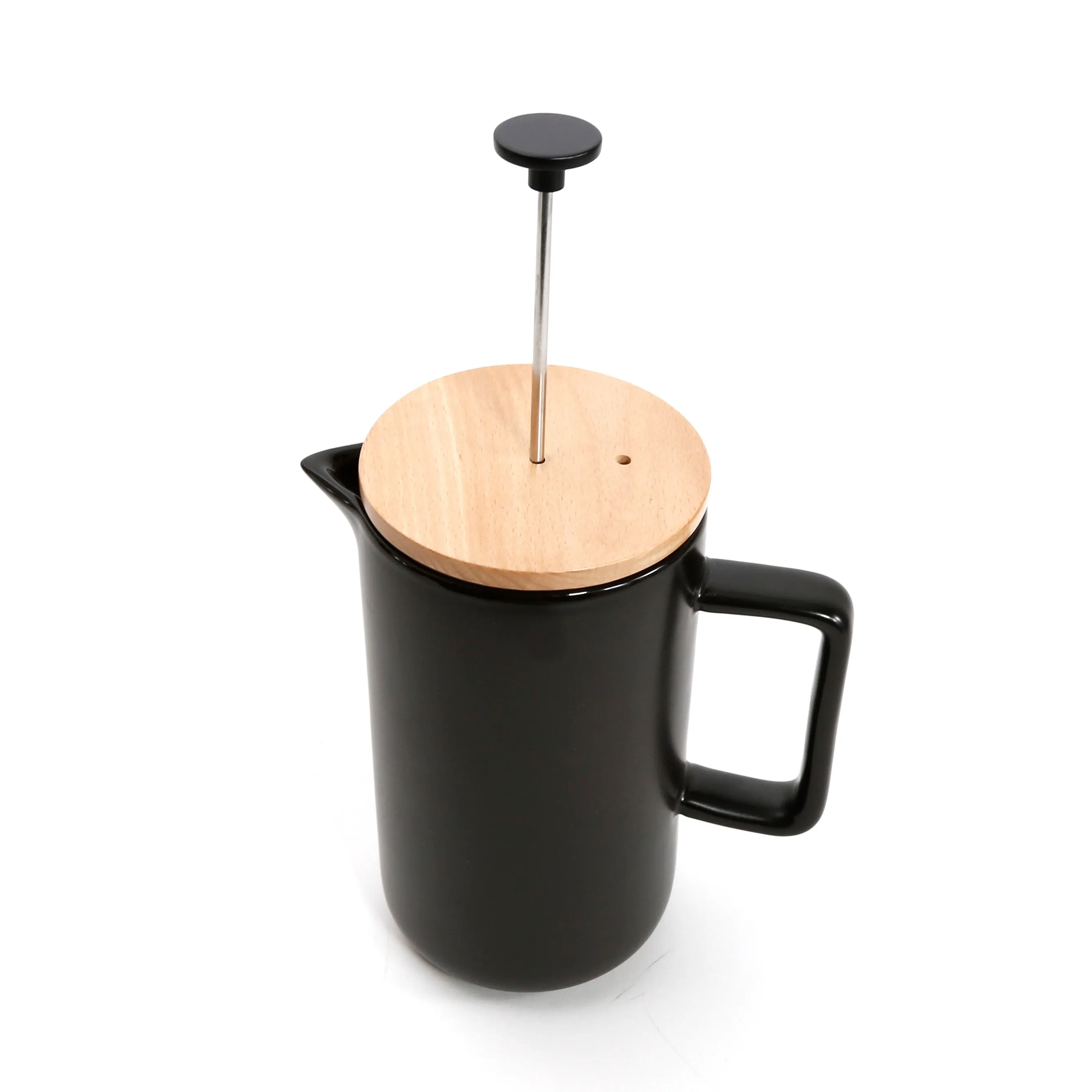 Keygo Porcelain French Press / Black