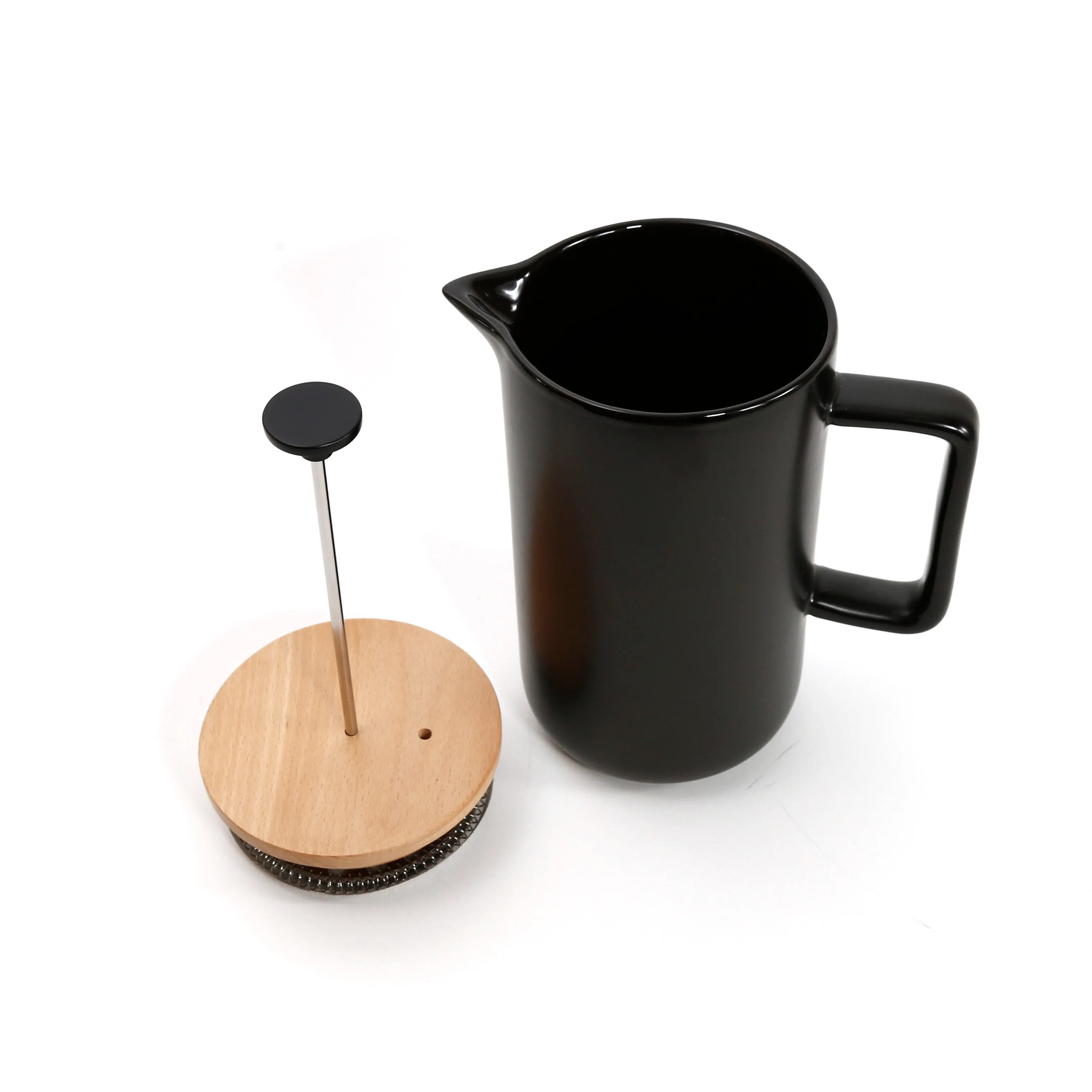 Keygo Porcelain French Press / Black