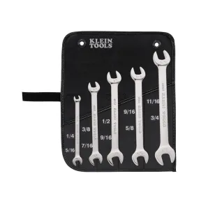 Klein Tools 68450 Open-End Wrench Set, 5-Piece