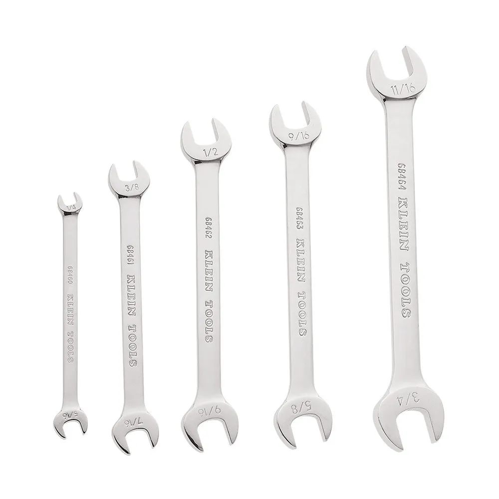 Klein Tools 68450 Open-End Wrench Set, 5-Piece