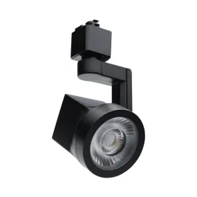 LED Lantern Style Track Head 12W 1020 Lumens 3000K, Halo, 24 Beam Angle, Black Finish