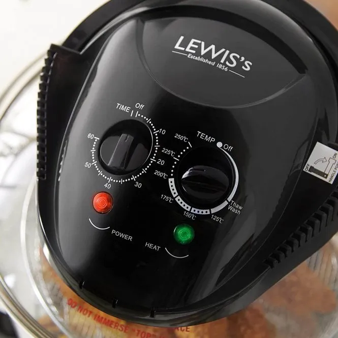 Lewis's Halogen Air Fryer - 17 Litre - Black