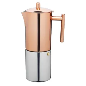 Le'Xpress Stainless Steel Copper Effect Espresso Coffee Maker 600ml