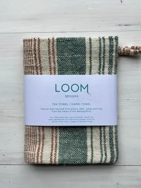 Loom Designs Handloomed Cotton Tea Towel/Hand Towel