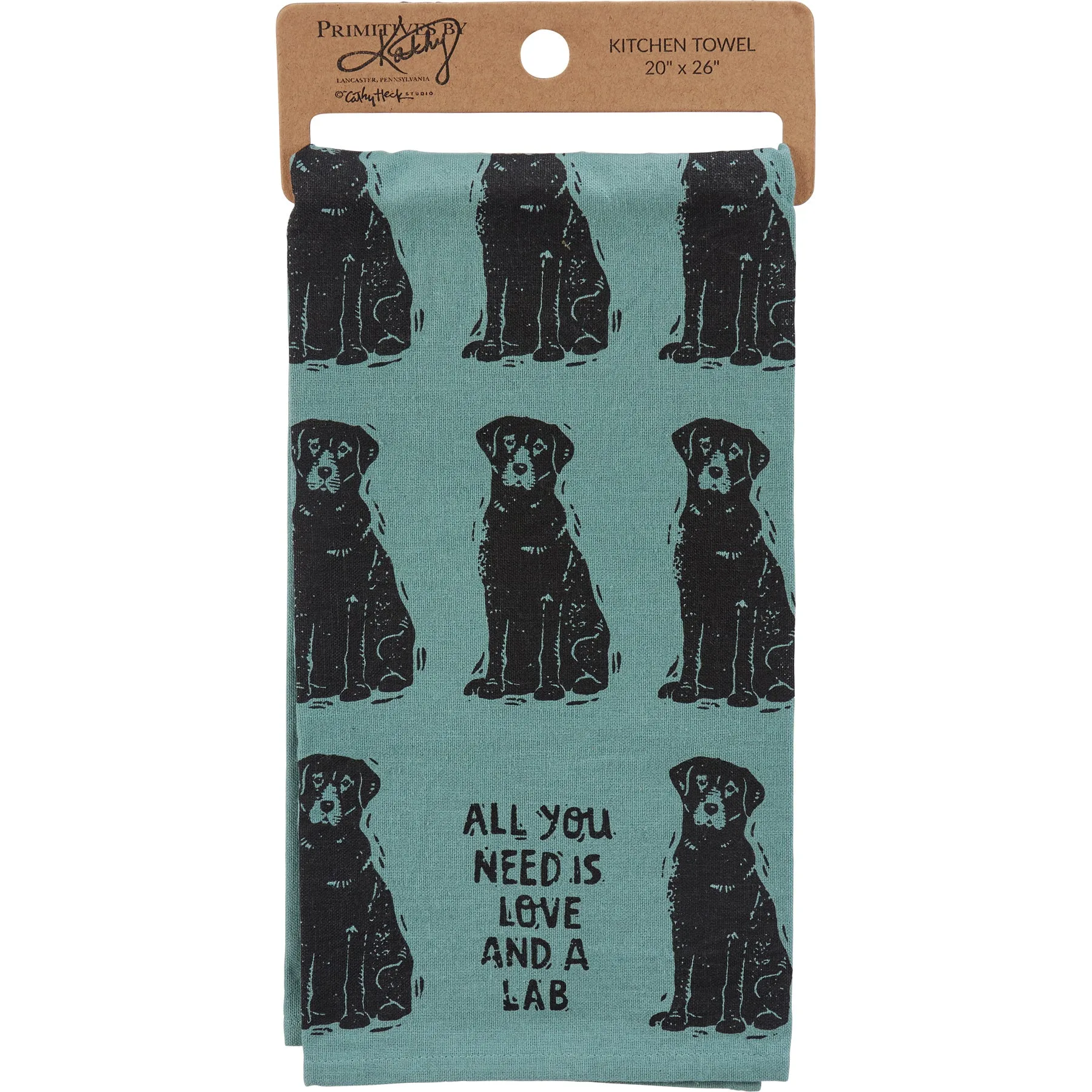 Love And A Lab Kitchen Towel