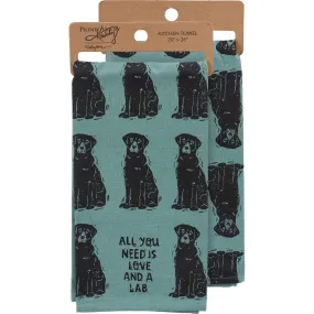 Love And A Lab Kitchen Towel