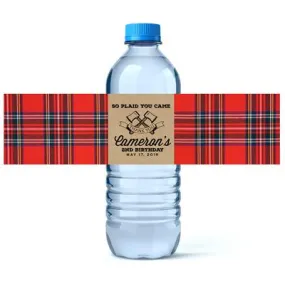 Lumberjack Water Bottle Labels