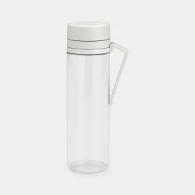 MAKE & TAKE WATER BOTTLE With Strainer, 0.5L - Light Grey