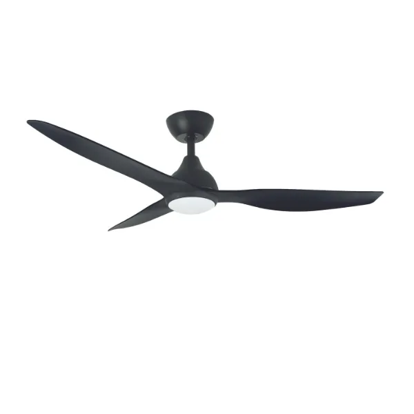 Martec Avoca Smart 52in 132cm DC Ceiling Fan with 20W LED CCT Light - Black