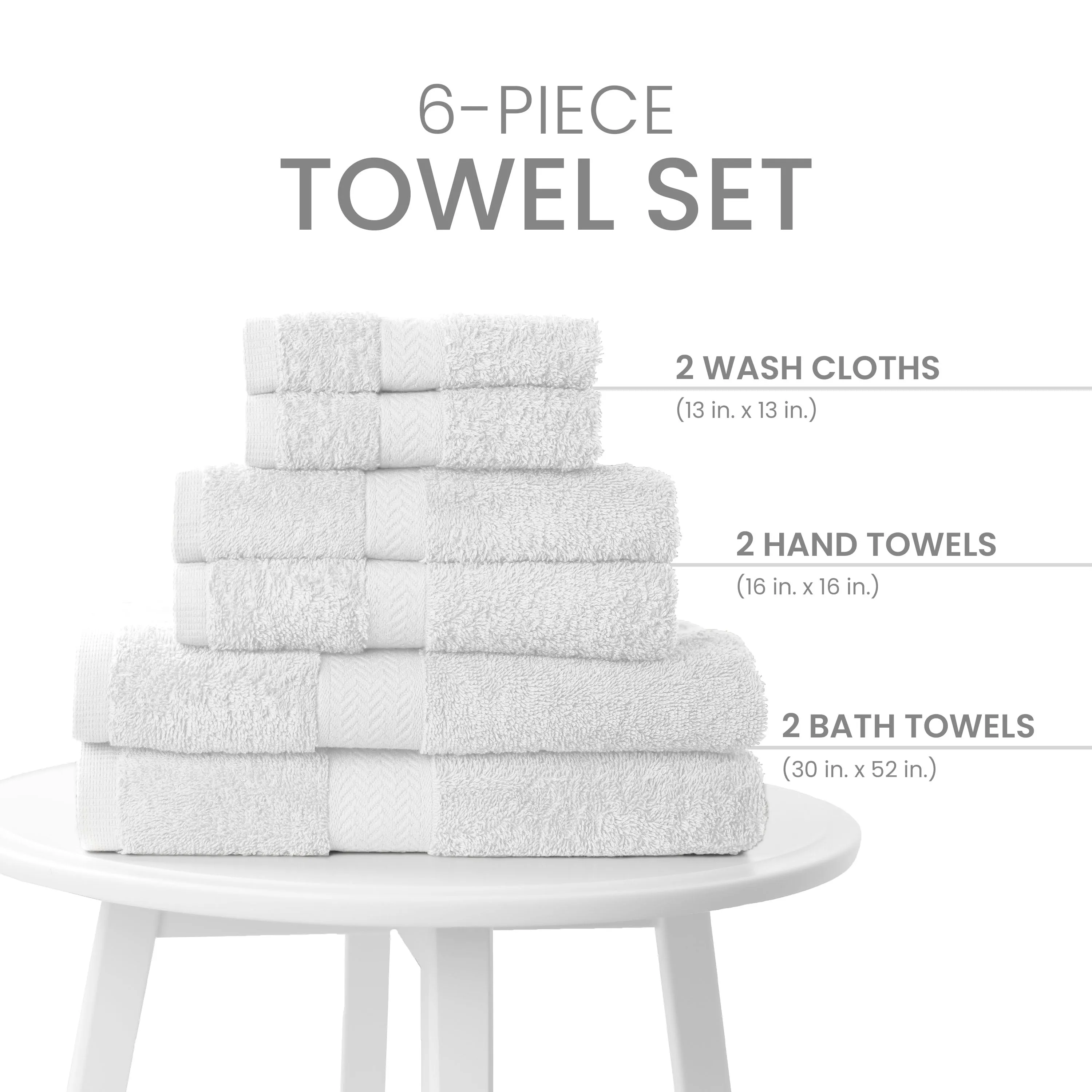 Martex Ringspun 6 Piece Towel Set