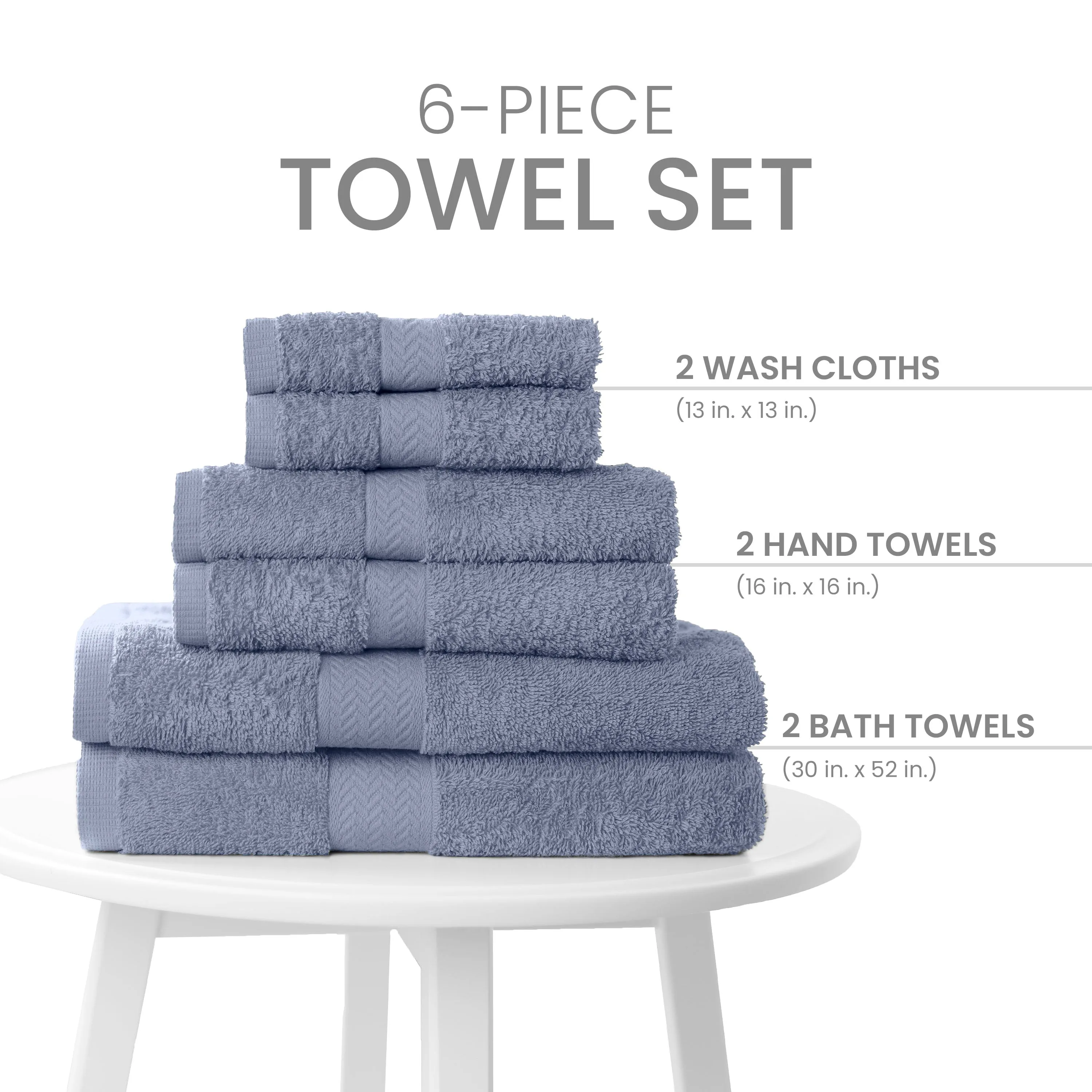 Martex Ringspun 6 Piece Towel Set