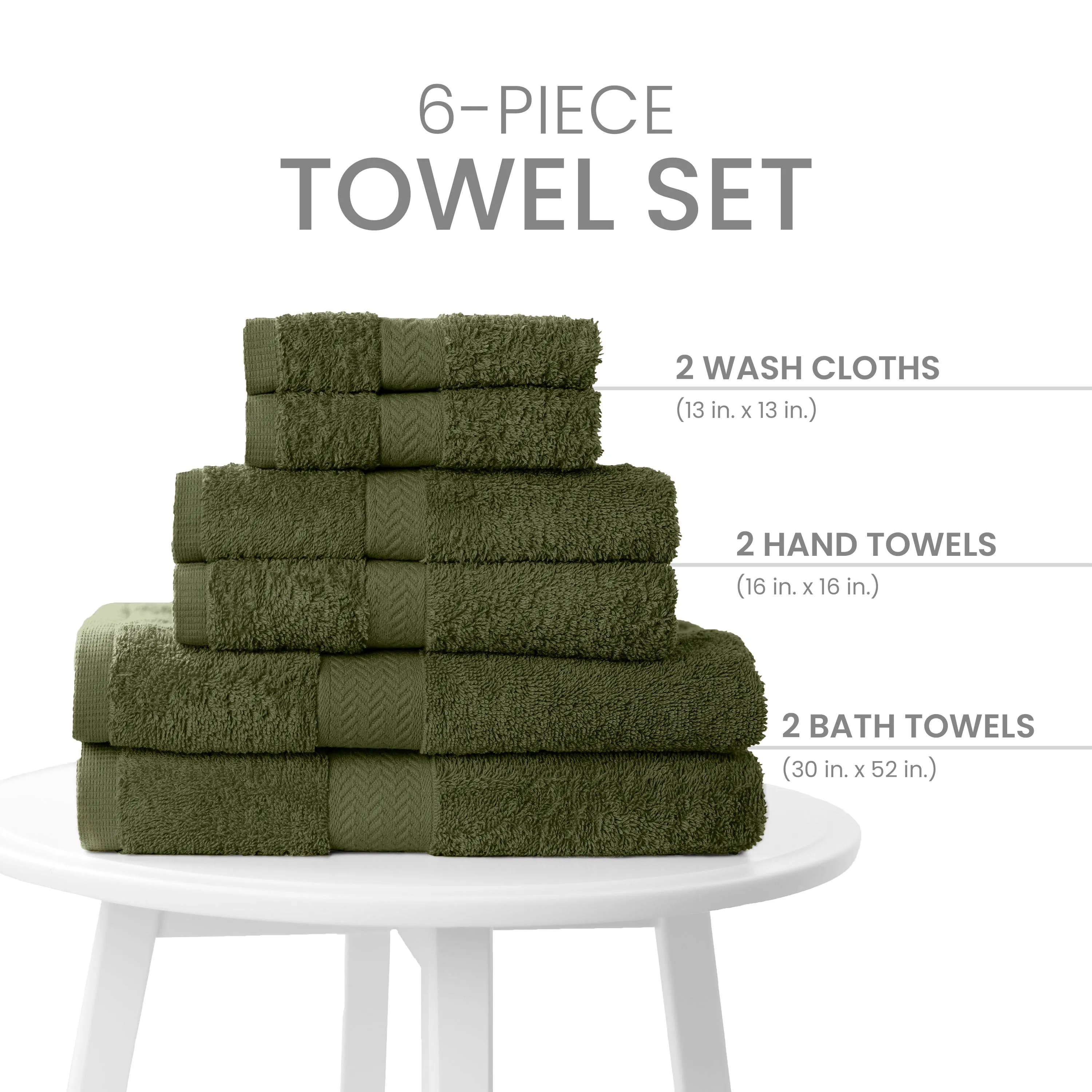 Martex Ringspun 6 Piece Towel Set