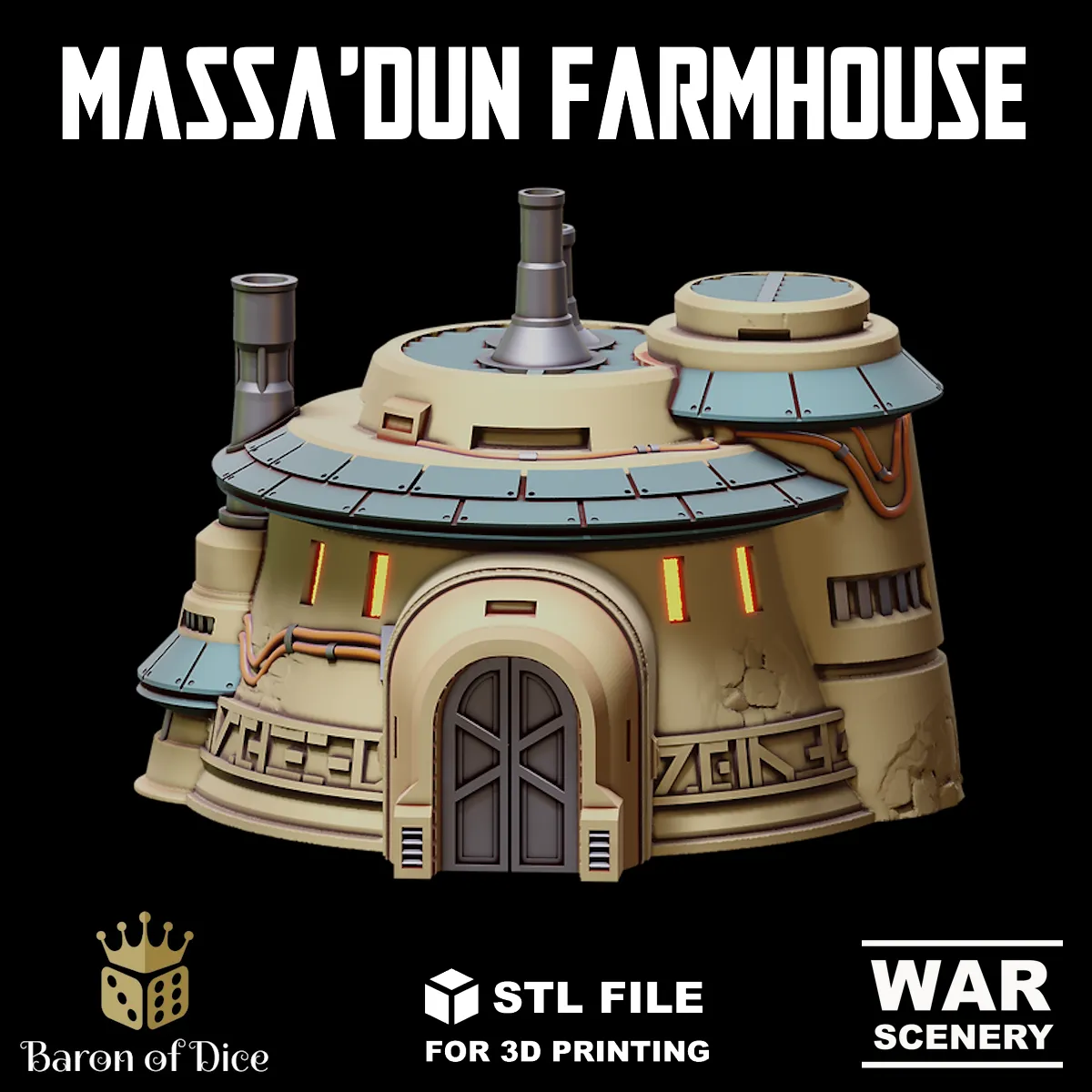 Massadun Farmhouse (STL File)