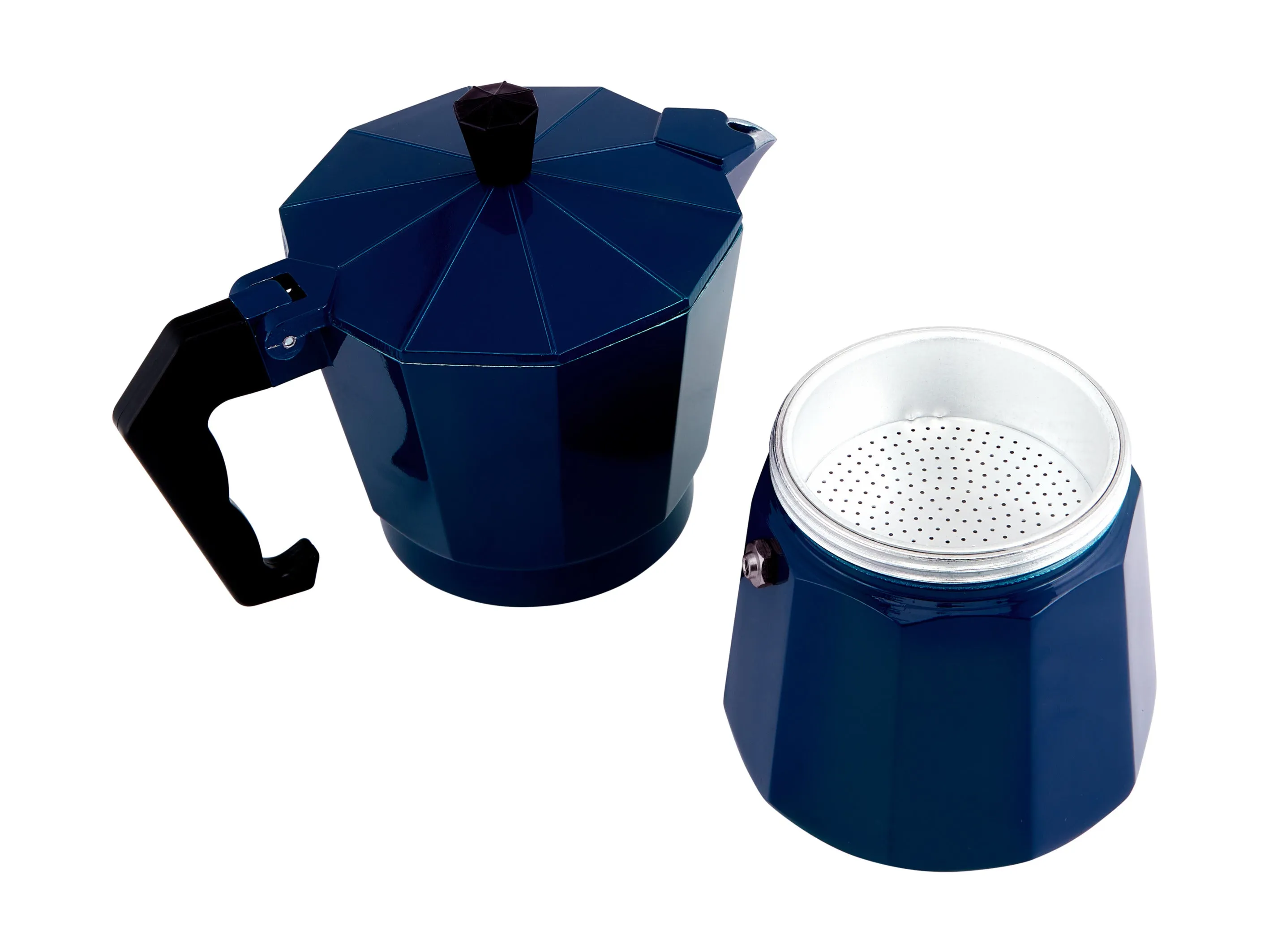 Maxwell & Williams Blend Traditional Stovetop Espresso Maker 6cup - Navy