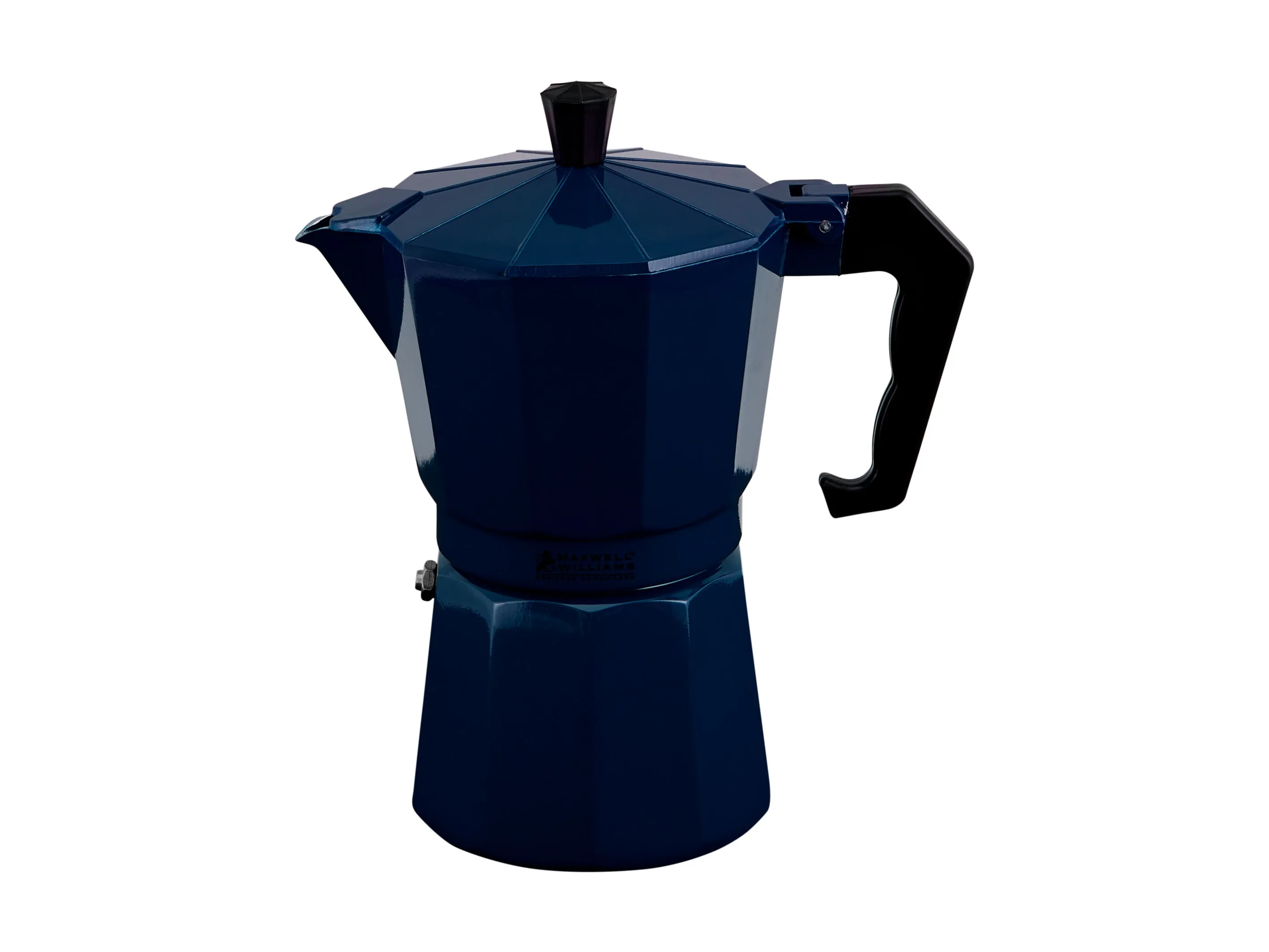 Maxwell & Williams Blend Traditional Stovetop Espresso Maker 6cup - Navy