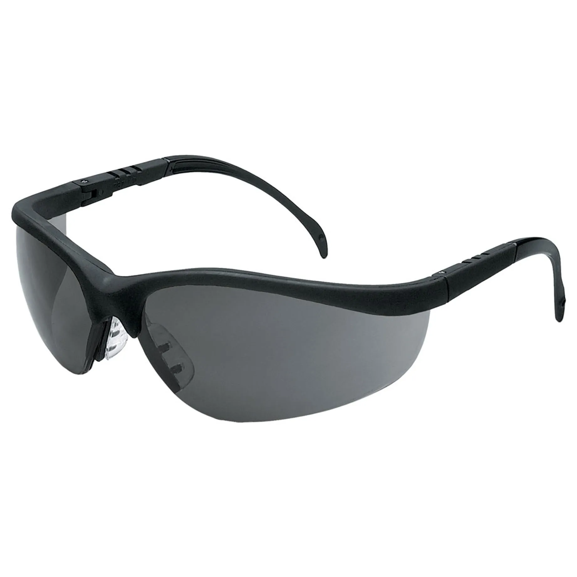 MCR Safety Klondike KD1 Safety Glasses - Black Frame - Gray Lens - KD112