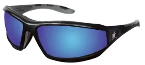 MCR Safety Swagger RP2 Blue Diamond Mirror Lenses