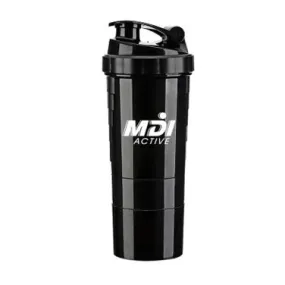 MDI Active Shaker Bottle with 2 Containers