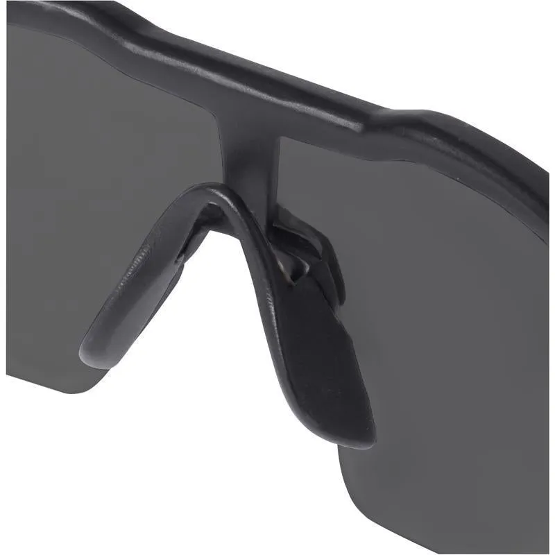 Milwaukee Safety Glasses Tinted Lens Black/Red Frame 1 pk