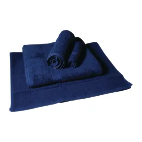 Mitre Essentials Nova Colour Towel Set Navy - HB538