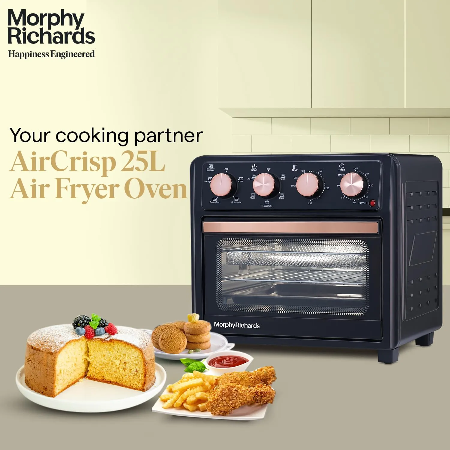 Morphy Richards AirCrisp 25L Air Fryer Oven Air Fryer  (25 L)