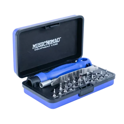 MusicNomad SCREWDRIVER-WRENCH-SET Tech Screwdriver/Wrench Set w/18 Bits/7 Hex/Spanner Wrench