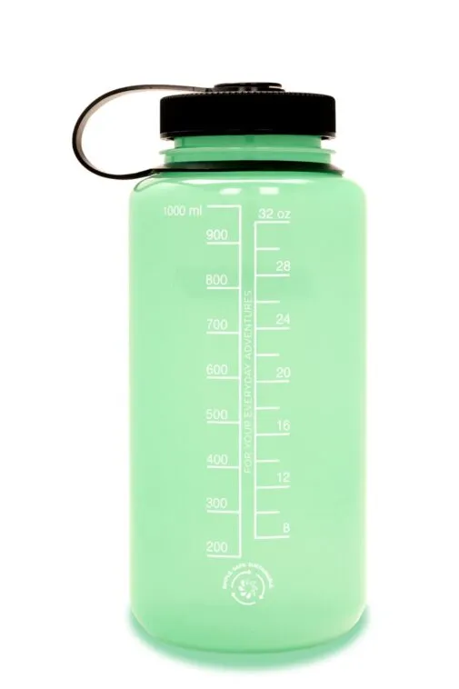 Nalgene 32oz Wide Mouth Water Bottle - Glow Green