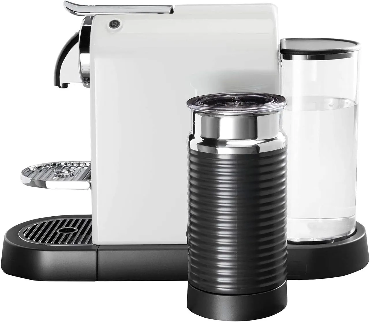 Nespresso Citiz Pod Coffee Machine with Milk Frother by Magimix – White | Espresso, Cappuccino & Flat White Maker