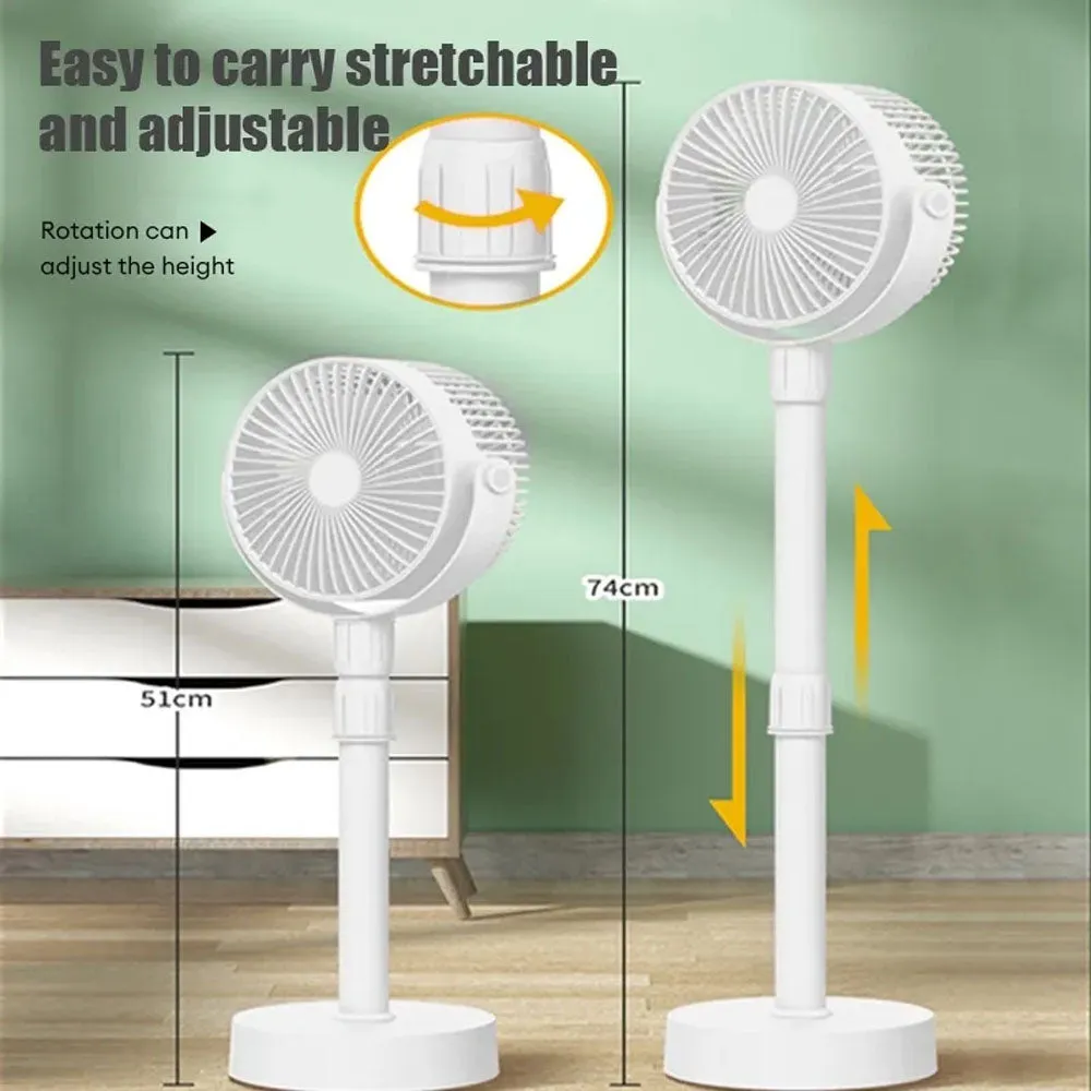 (NET)USB Plug -In Standing Electric Fan, Room Stand Fan For Kids