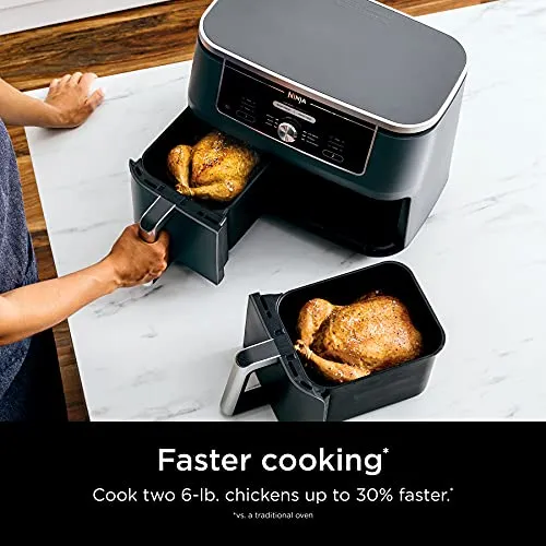 Ninja DZ401 Foodi 10 Quart 6-in-1 DualZone XL 2-Basket Air Fryer (New)