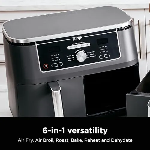 Ninja DZ401 Foodi 10 Quart 6-in-1 DualZone XL 2-Basket Air Fryer (New)