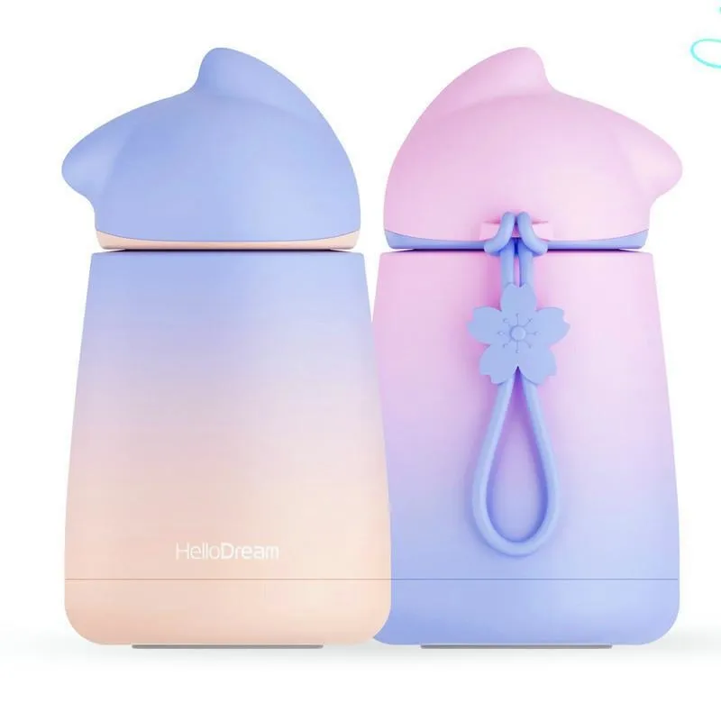 Ombre Kitten Water Bottles